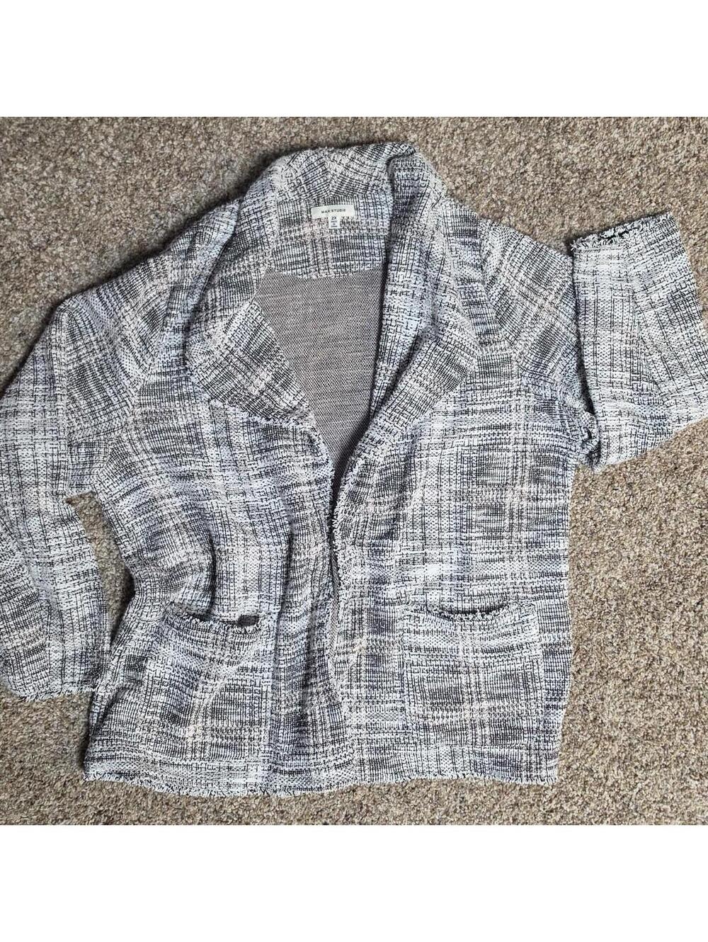 Max Studio Women's Black and White Jacket